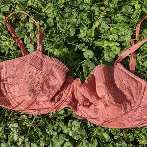 Victoria's Secret Sheer Lace Bra 34C